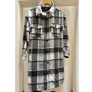 Sugarlips, Dillan, Plaid, Oversize, Shacket, Size XS, NWT